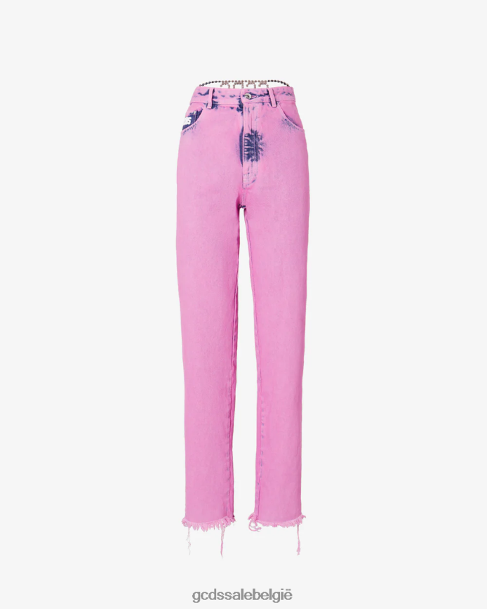 bling denim broek vrouwen GCDS roze kleding 4600VF449