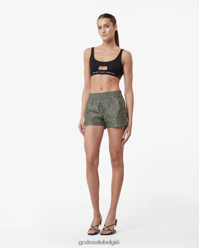 bling monogram shorts vrouwen GCDS veelkleurig kleding 4600VF460