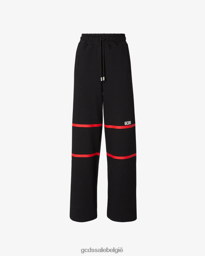 joggingbroek met lage band en logo vrouwen GCDS zwart kleding 4600VF452