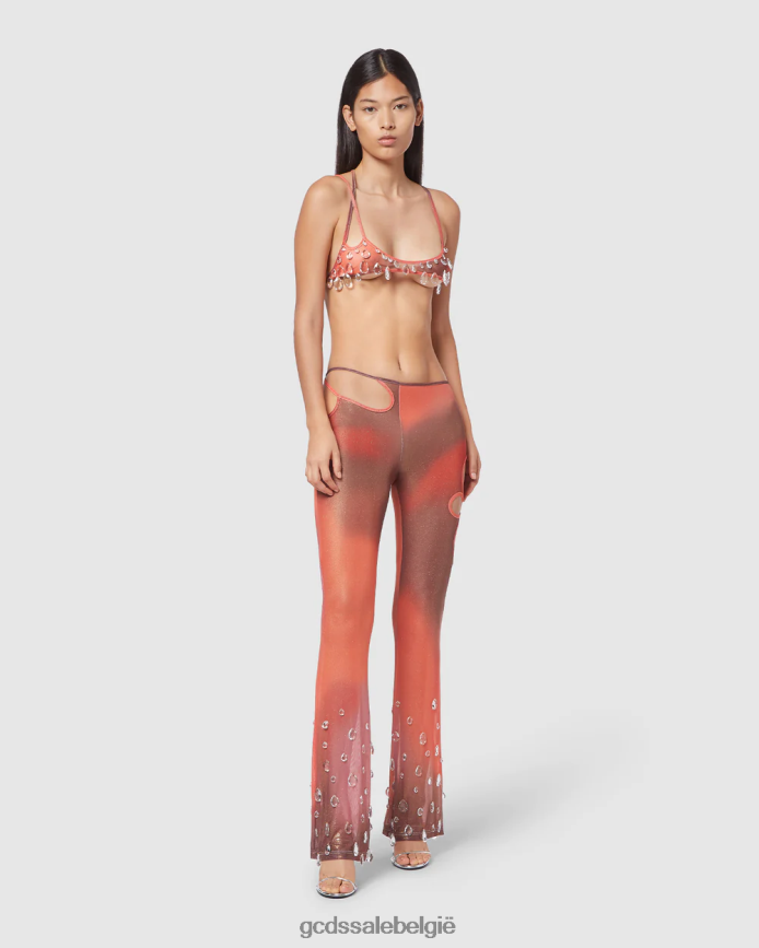sita laat een broek vallen vrouwen GCDS veelkleurig kleding 4600VF463