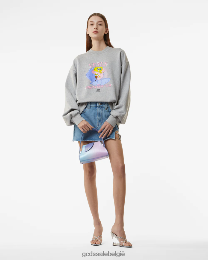 SpongeBob Venus ronde hals vrouwen GCDS grijs kleding 4600VF348