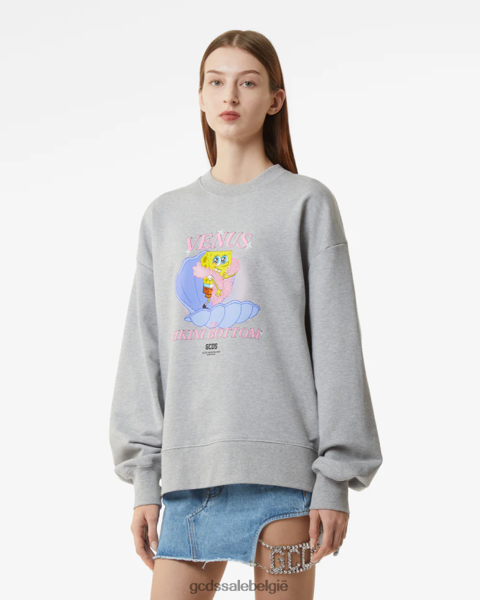 SpongeBob Venus ronde hals vrouwen GCDS grijs kleding 4600VF348