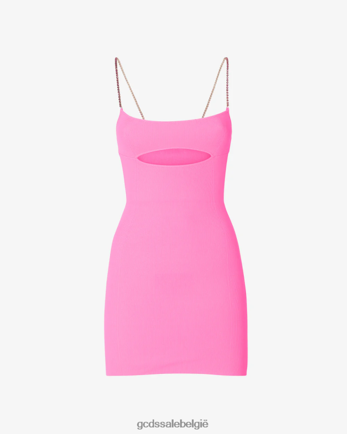 bling mini-jurkje vrouwen GCDS fuchsia kleding 4600VF422