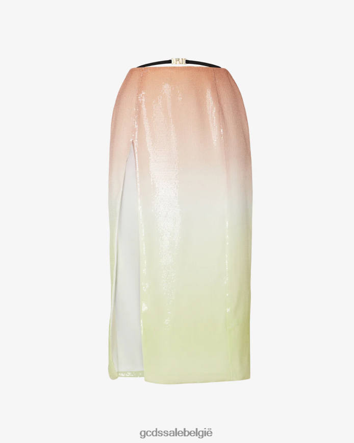 degraderen pailletten lange rok vrouwen GCDS veelkleurig kleding 4600VF419