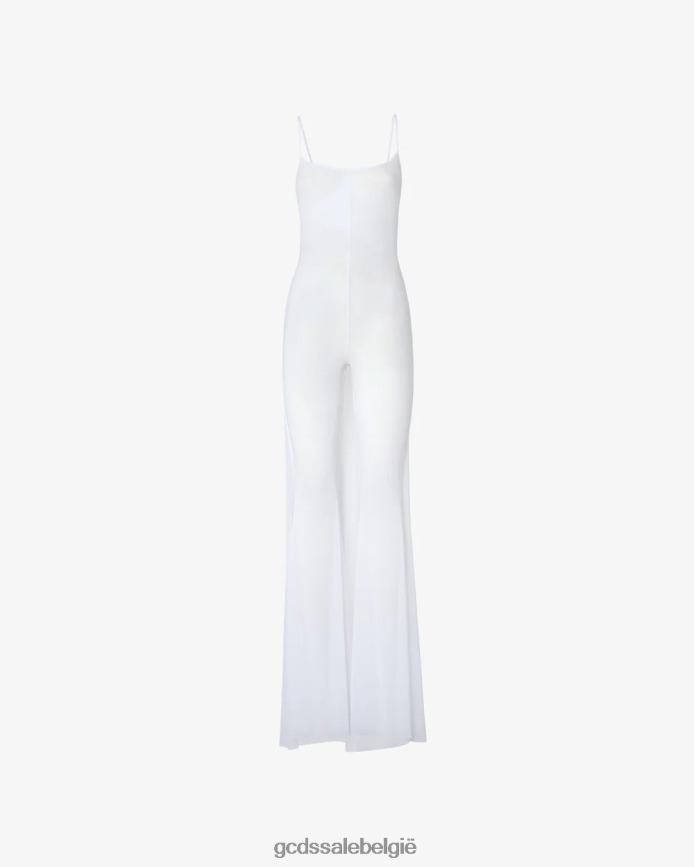 doorzichtige jurk vrouwen GCDS wit kleding 4600VF398