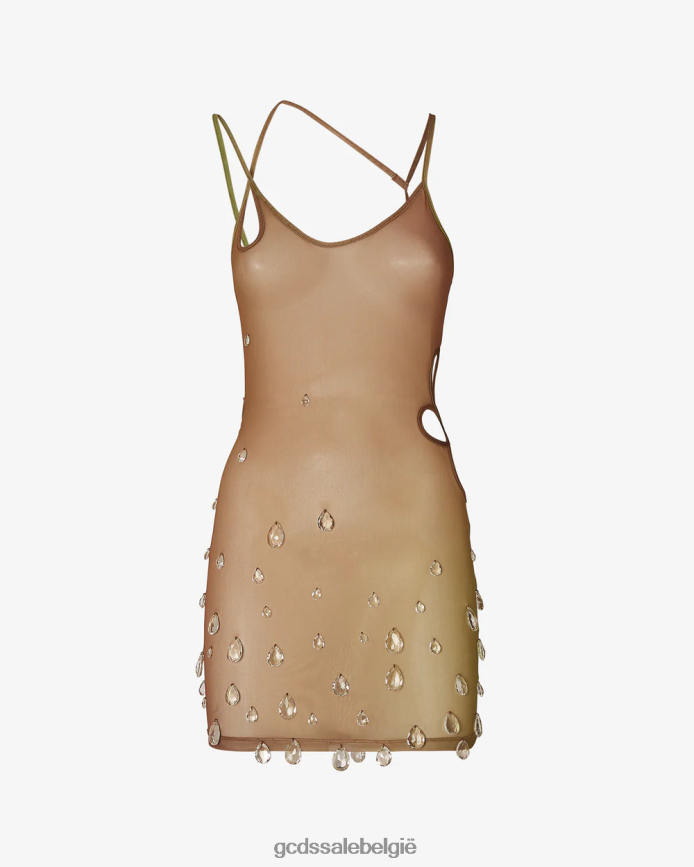 sita drops jurkje vrouwen GCDS militair groen kleding 4600VF430