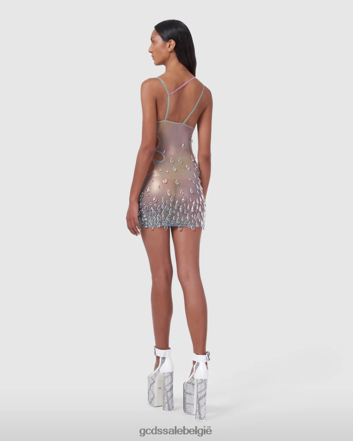 sita drops jurkje vrouwen GCDS veelkleurig kleding 4600VF556
