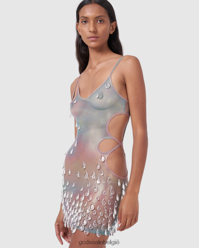 sita drops jurkje vrouwen GCDS veelkleurig kleding 4600VF556