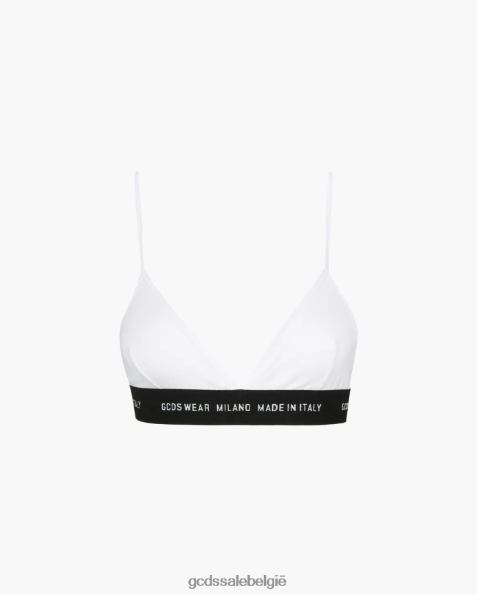 draag een basisbeha vrouwen GCDS wit kleding 4600VF469