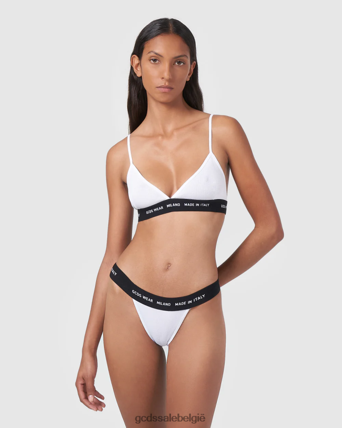 slijtage slip vrouwen GCDS wit kleding 4600VF470