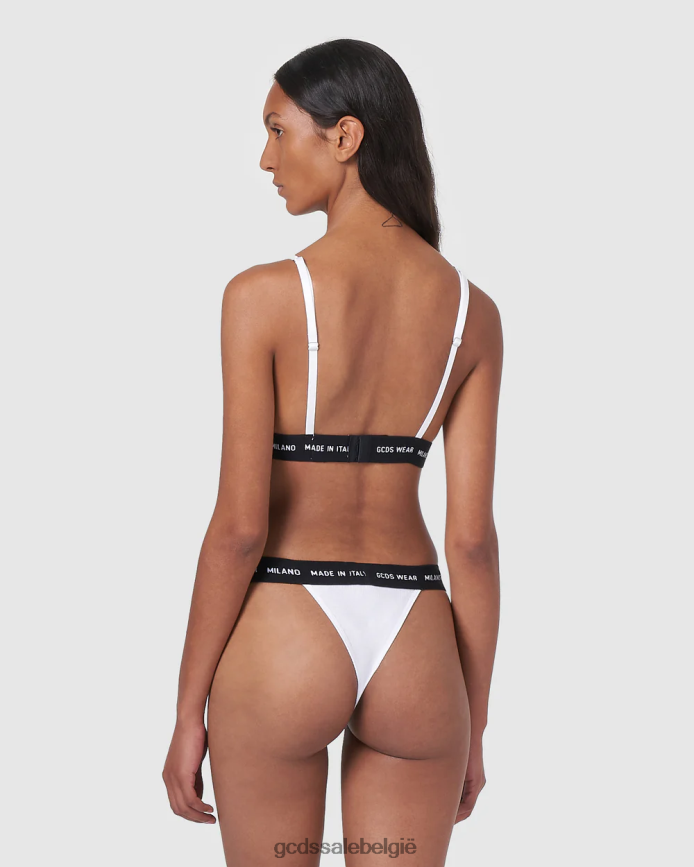slijtage slip vrouwen GCDS wit kleding 4600VF470