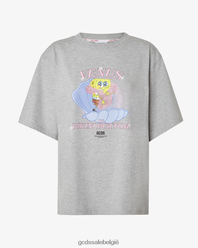 Spongebob Venus t-shirt vrouwen GCDS grijs kleding 4600VF361