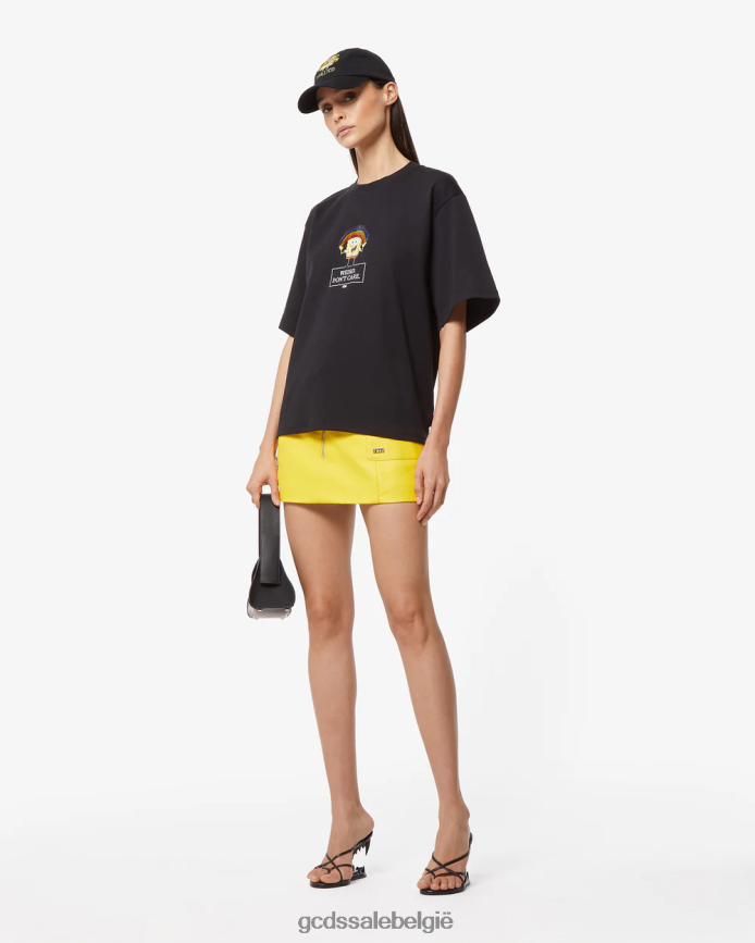 Spongebob maakt niet uit t-shirt vrouwen GCDS zwart kleding 4600VF362