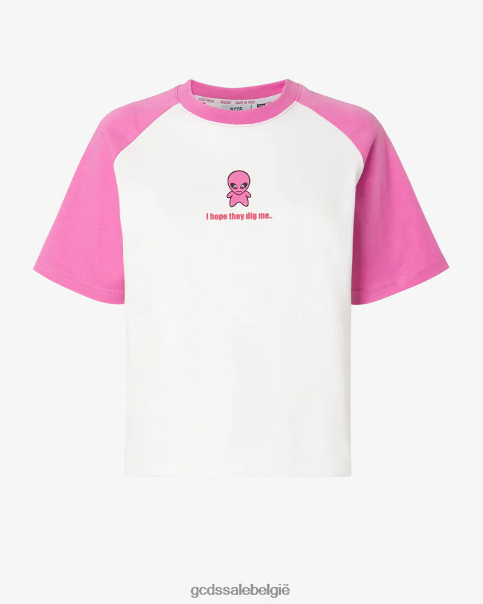 wild t-shirt vrouwen GCDS wit kleding 4600VF363