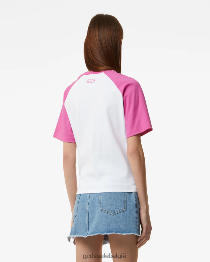 wild t-shirt vrouwen GCDS wit kleding 4600VF363
