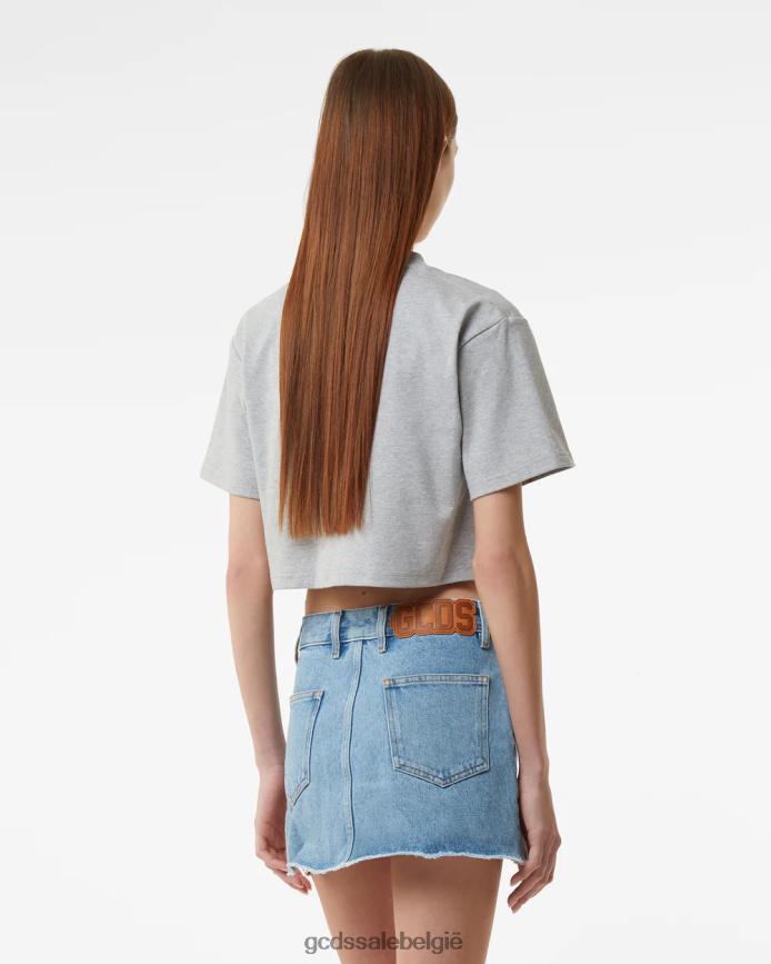 zalige croptop vrouwen GCDS grijs kleding 4600VF364