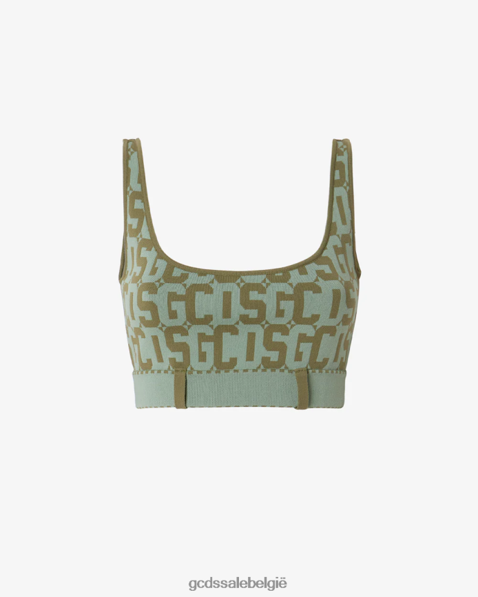 Matilda monogram bh vrouwen GCDS militair groen kleding 4600VF368