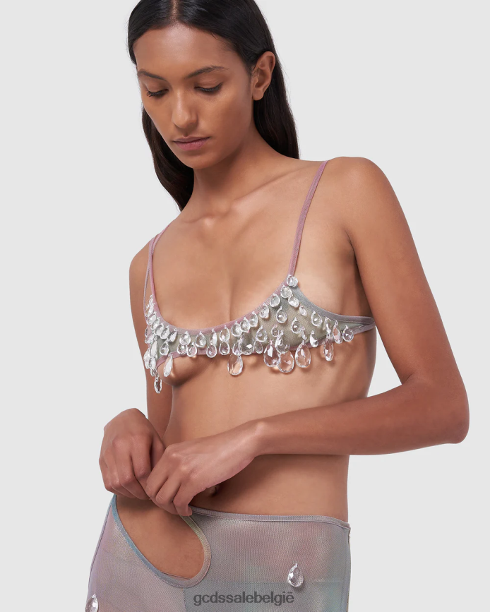 Sita drops minitopje vrouwen GCDS veelkleurig kleding 4600VF390