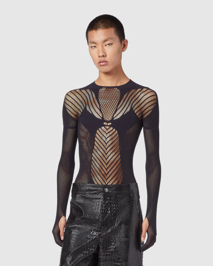 gif bodysuit vrouwen GCDS zwart kleding 4600VF394