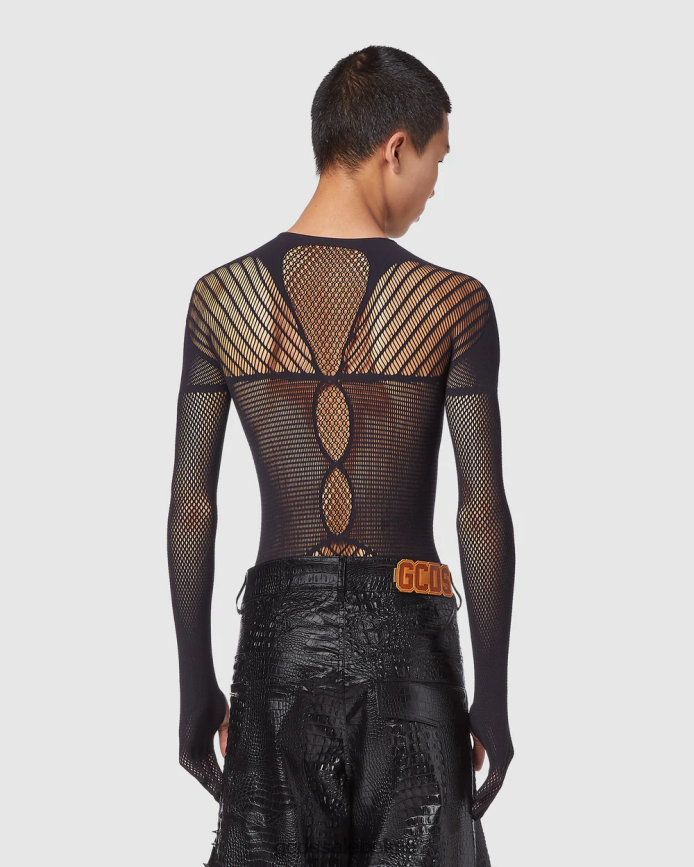 gif bodysuit vrouwen GCDS zwart kleding 4600VF394
