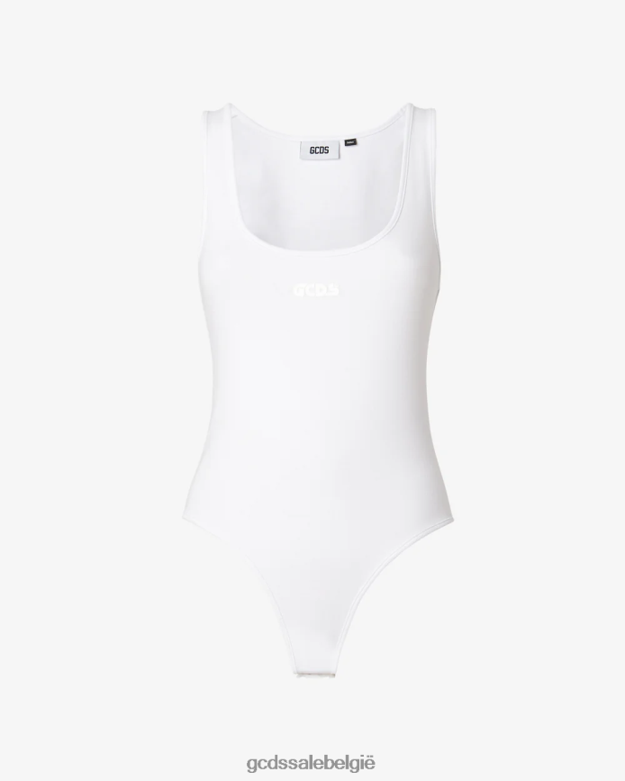 jersey bodysuit vrouwen GCDS wit kleding 4600VF379