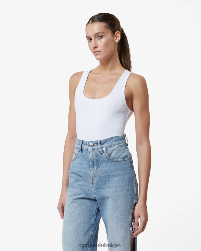 jersey bodysuit vrouwen GCDS wit kleding 4600VF379
