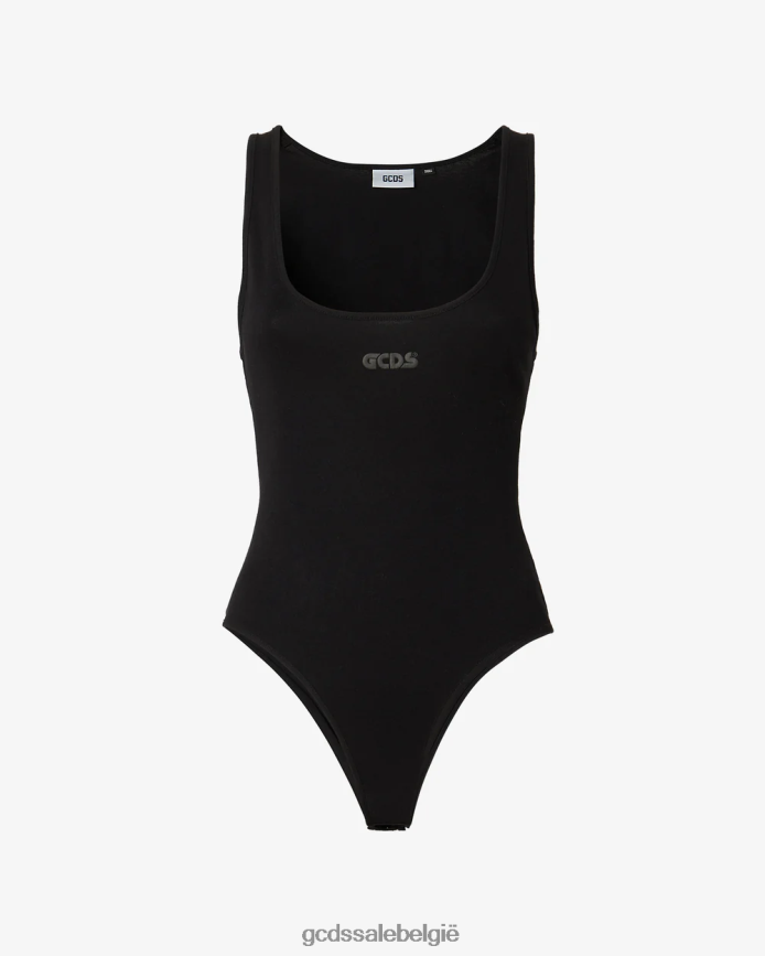 jersey bodysuit vrouwen GCDS zwart kleding 4600VF385