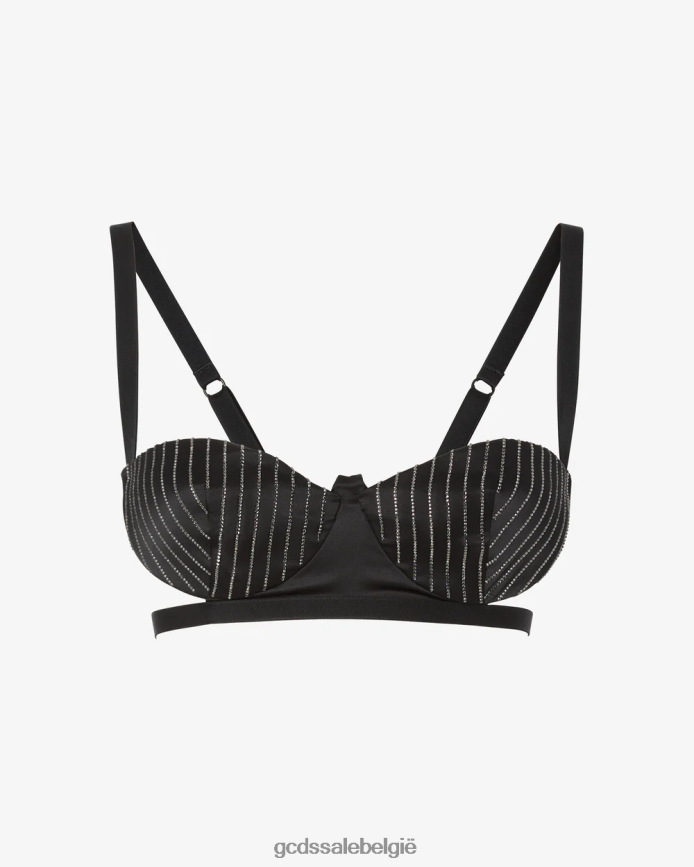 krijtstreep bh vrouwen GCDS zwart kleding 4600VF378