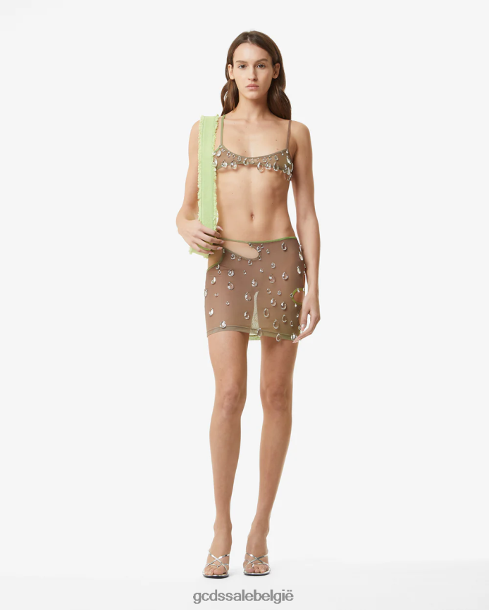sita druppels bh vrouwen GCDS militair groen kleding 4600VF388