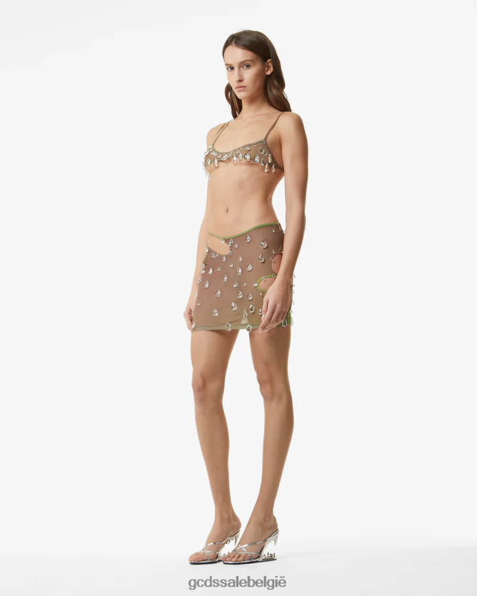 sita druppels bh vrouwen GCDS militair groen kleding 4600VF388