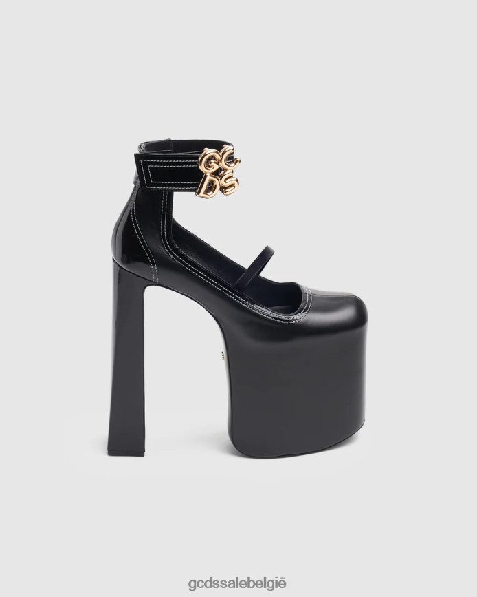 goddelijke hakken vrouwen GCDS zwart schoenen 4600VF558