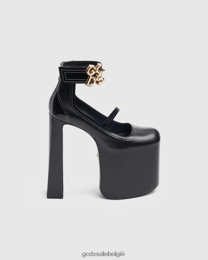 goddelijke hakken vrouwen GCDS zwart schoenen 4600VF559