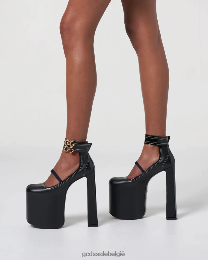 goddelijke hakken vrouwen GCDS zwart schoenen 4600VF559