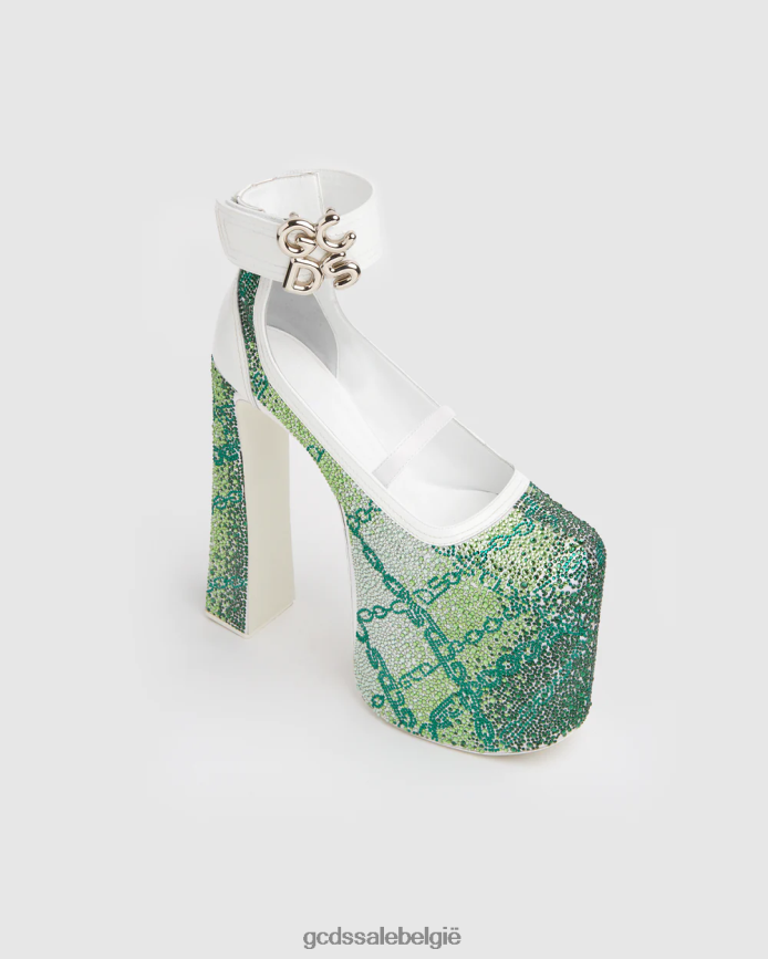 kristallen goddelijke hakken vrouwen GCDS groente schoenen 4600VF560
