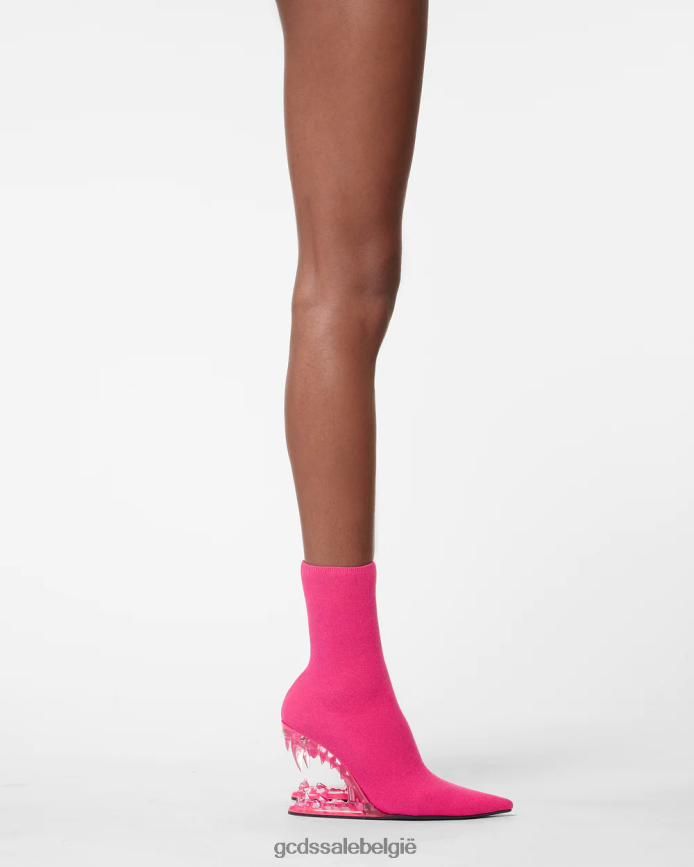morso-enkellaarzen vrouwen GCDS fuchsia schoenen 4600VF492
