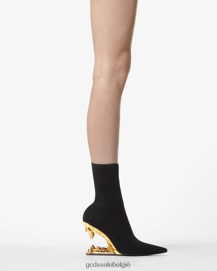 morso-enkellaarzen vrouwen GCDS zwart schoenen 4600VF491