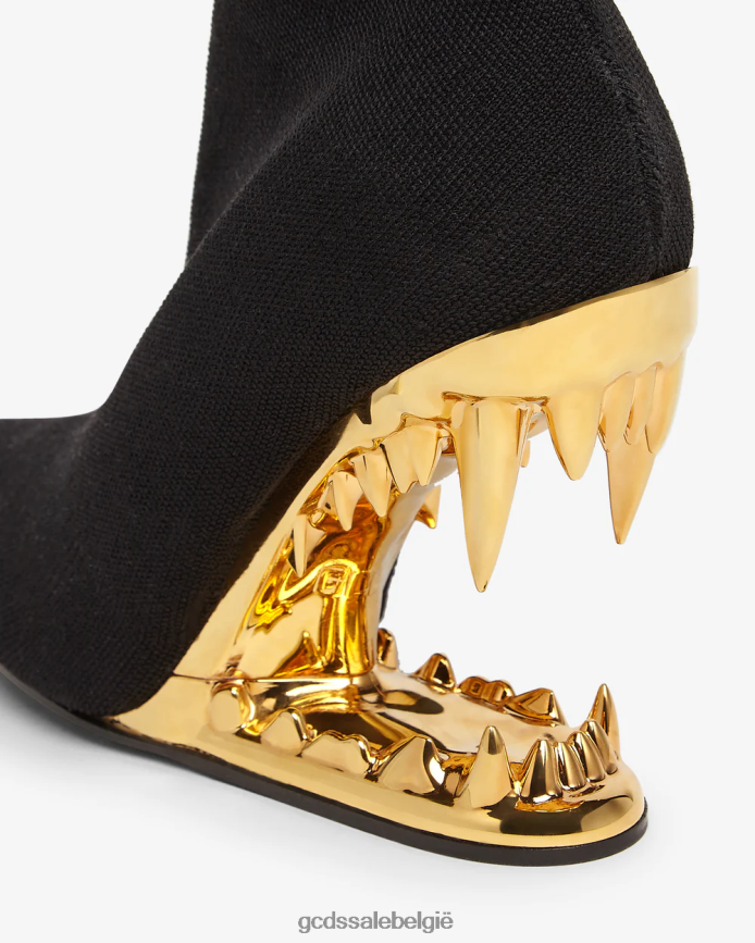 morso-enkellaarzen vrouwen GCDS zwart schoenen 4600VF491