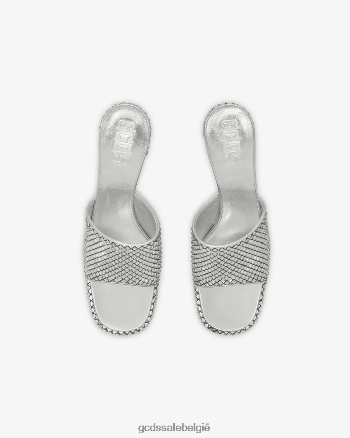 Sandalen met spiegelplatform vrouwen GCDS veelkleurig schoenen 4600VF498