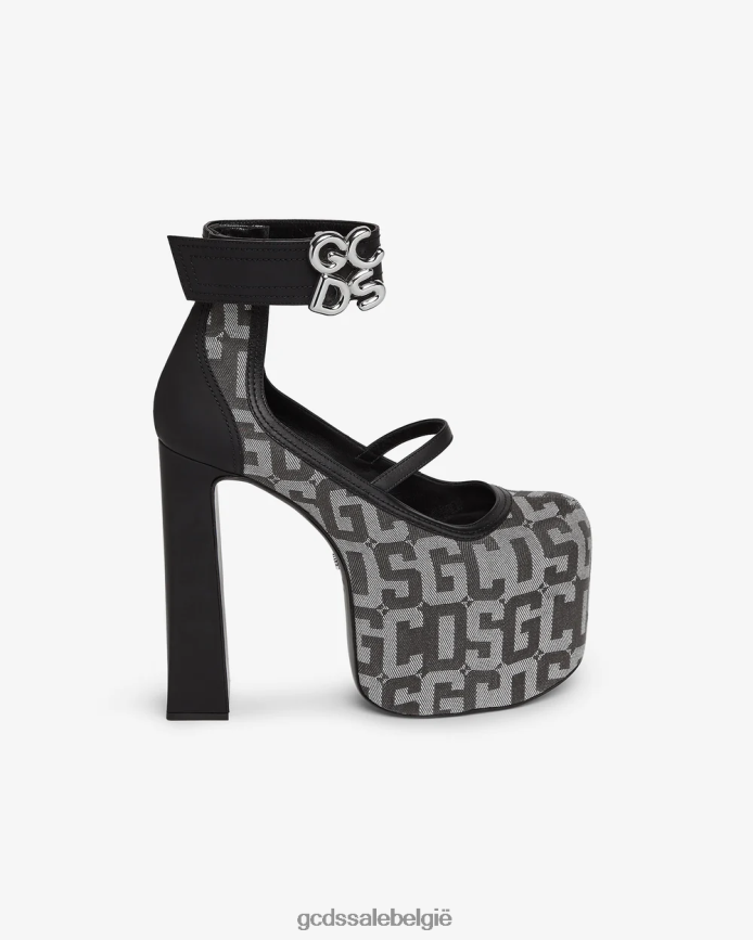 monogram goddelijke hakken vrouwen GCDS veelkleurig schoenen 4600VF515