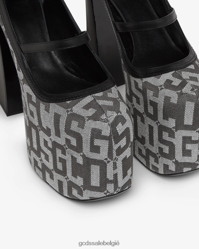 monogram goddelijke hakken vrouwen GCDS veelkleurig schoenen 4600VF515